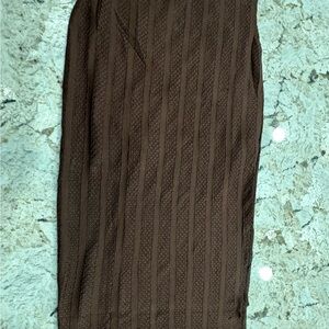 Workshop Republic Clothing Brown Pencil Skirt